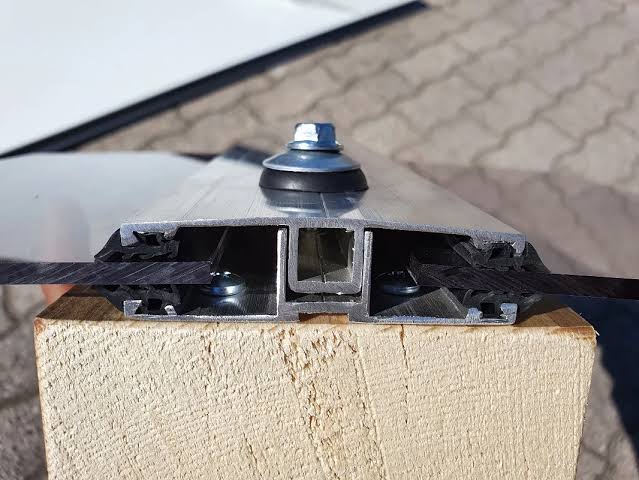 Raccords en H en polycarbonate ou en aluminium pour polycarbonate - Profilés de raccord de 4 mm, 6 mm, 8 mm et 10 mm