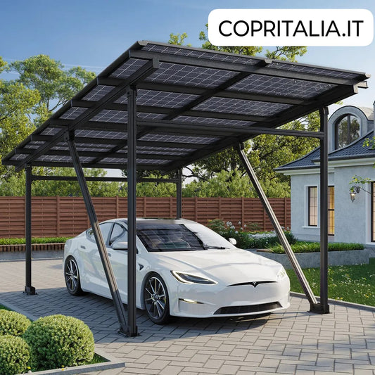 Pergola carport mod SOLSTIZIO