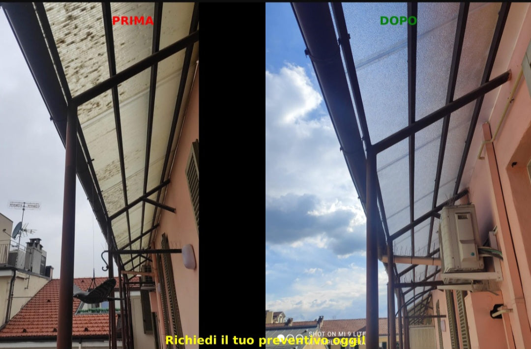 Sostituzione Lastre per Tettoie Danneggiate – Policarbonato, Plexiglass, Lamiere