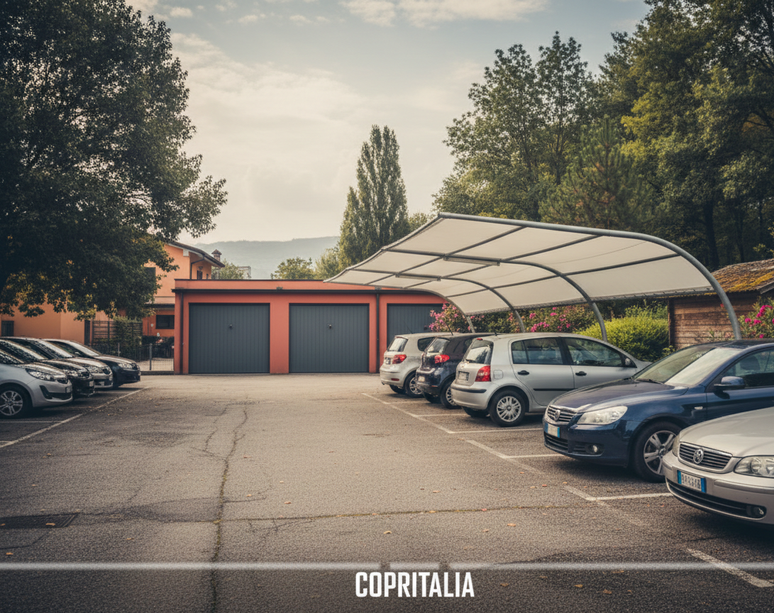 Abri de voiture résistant à la grêle avec bâche - Couverture d'arche imperméable