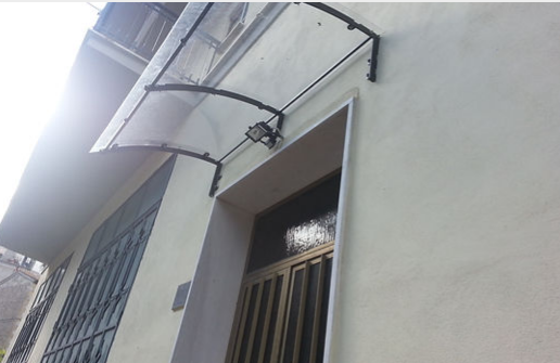 Pensilina Curva professionale - modelli standard o realizzata su misura